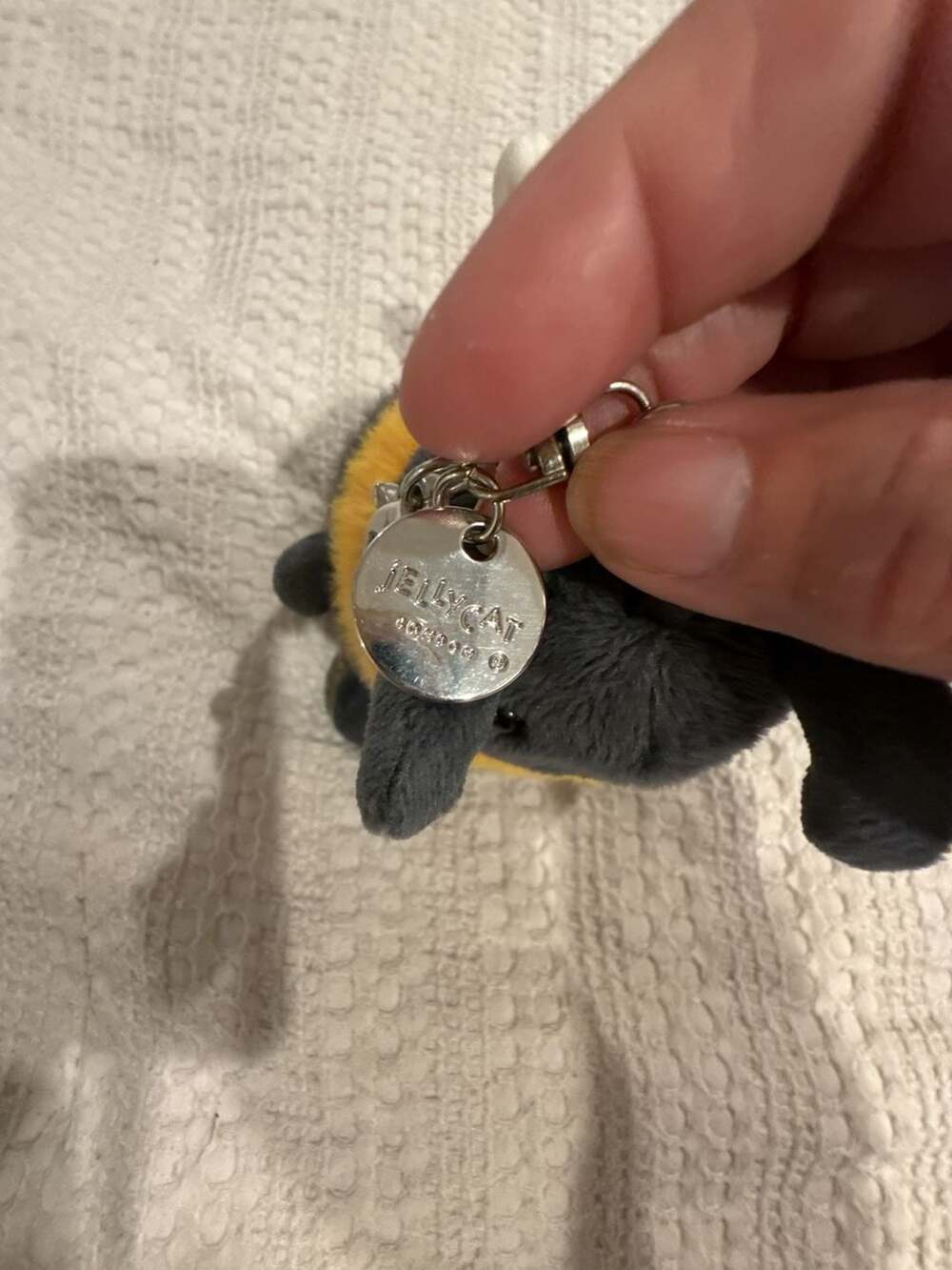Jellycat Albee Bee Plush Stuffed Animal Toy Keychain Bag Charm - Picture 4 of 7